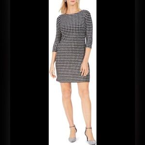 Glitter Houndstooth Cocktail dress
